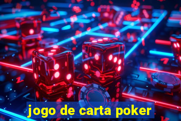 jogo de carta poker