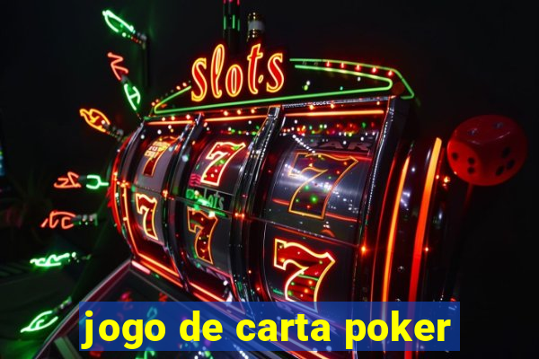 jogo de carta poker