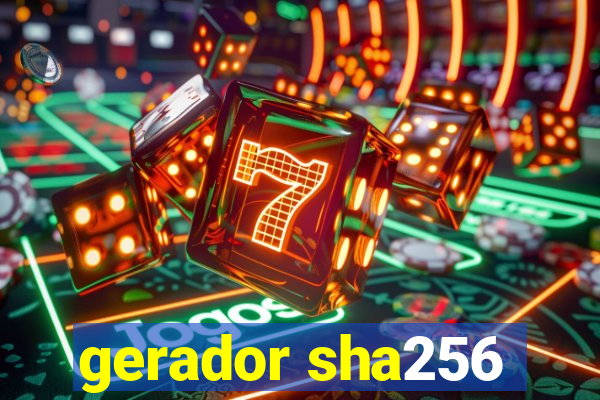 gerador sha256