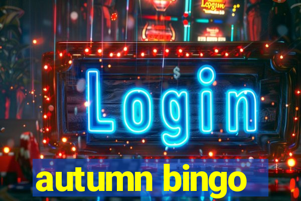 autumn bingo