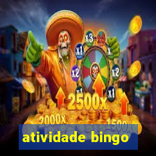 atividade bingo