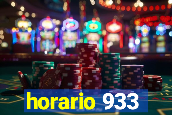 horario 933