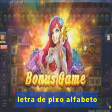 letra de pixo alfabeto