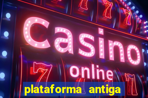 plataforma antiga de jogos