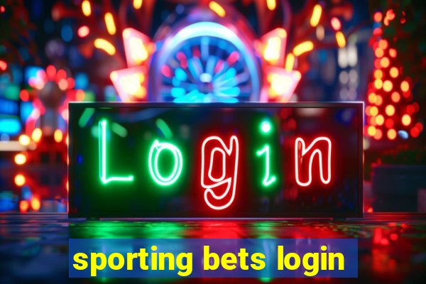 sporting bets login