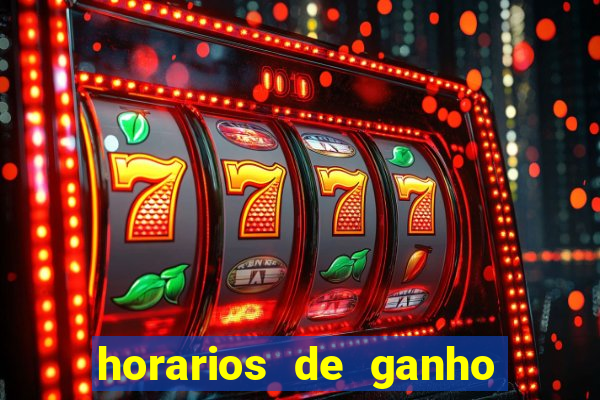 horarios de ganho do fortune tiger