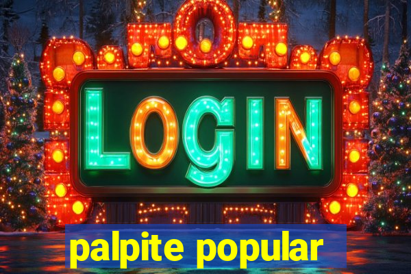 palpite popular