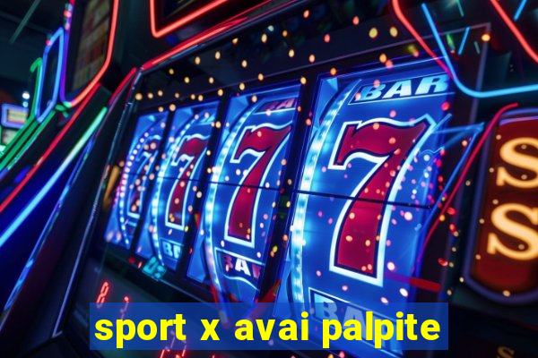 sport x avai palpite