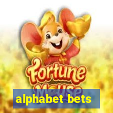 alphabet bets