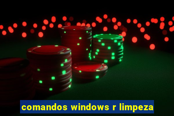 comandos windows r limpeza