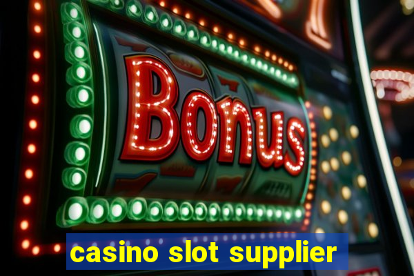 casino slot supplier