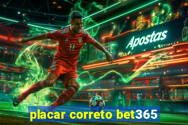 placar correto bet365