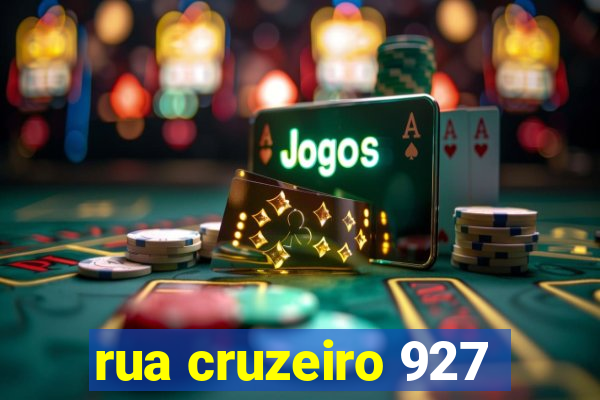 rua cruzeiro 927