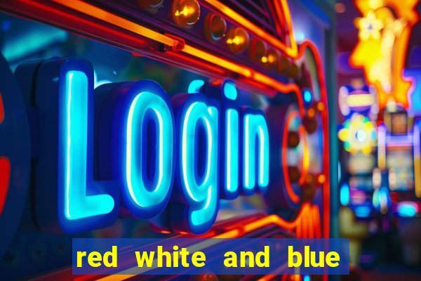 red white and blue slot machine