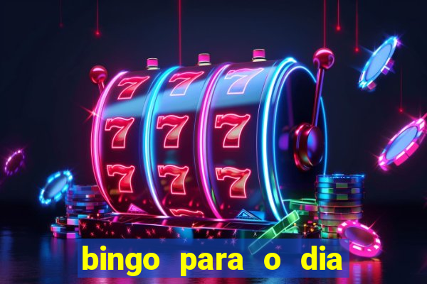 bingo para o dia da mulher