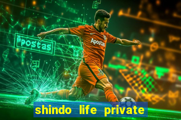 shindo life private server codes