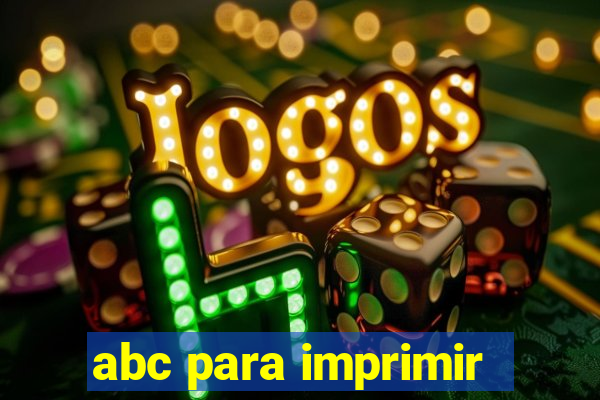 abc para imprimir