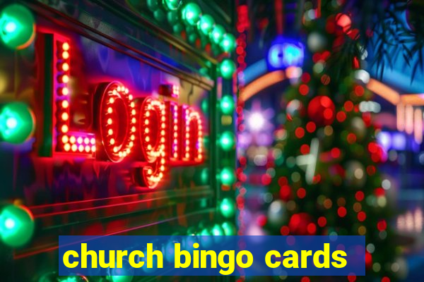 church bingo cards