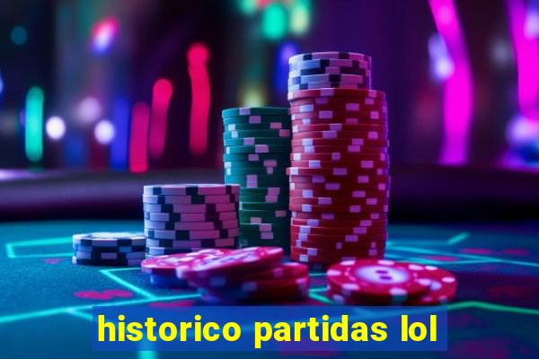 historico partidas lol