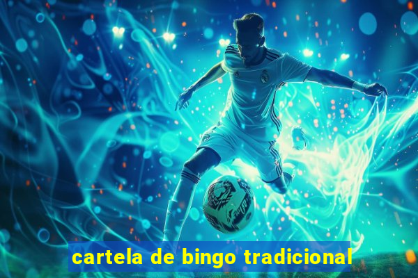 cartela de bingo tradicional