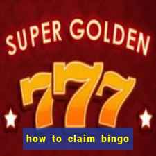 how to claim bingo plus jackpot