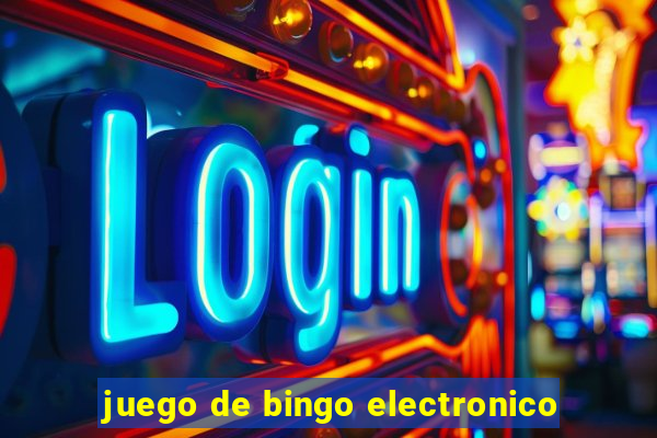 juego de bingo electronico