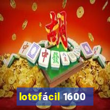 lotofácil 1600