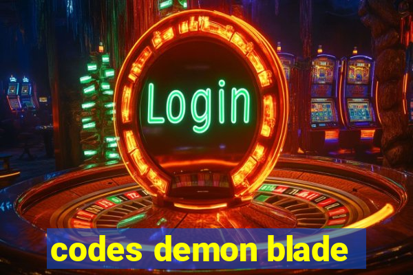 codes demon blade