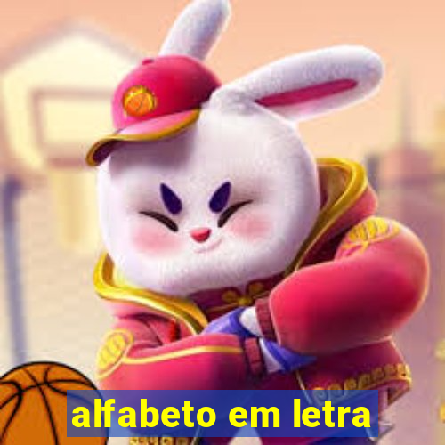 alfabeto em letra