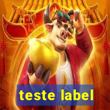 teste label