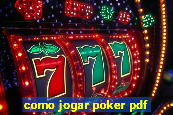 como jogar poker pdf