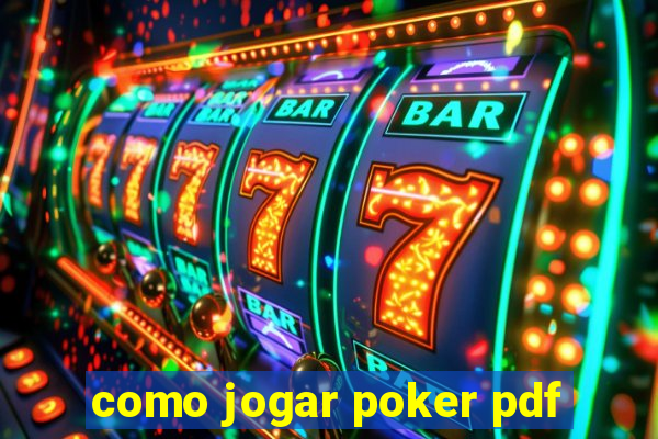 como jogar poker pdf