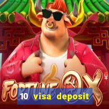 10 visa deposit casinos australia