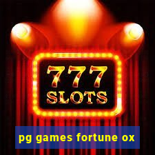 pg games fortune ox