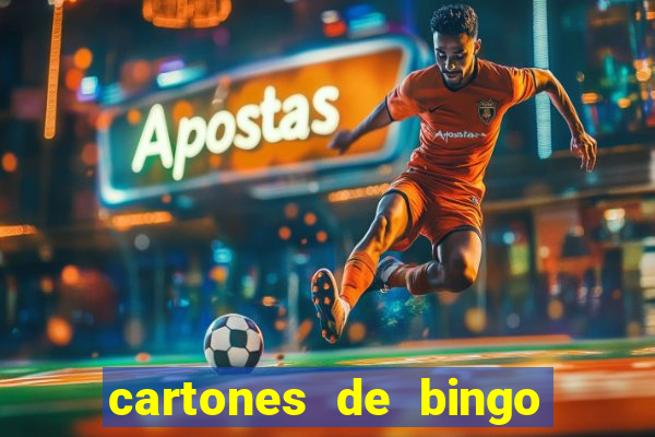 cartones de bingo para imprimir