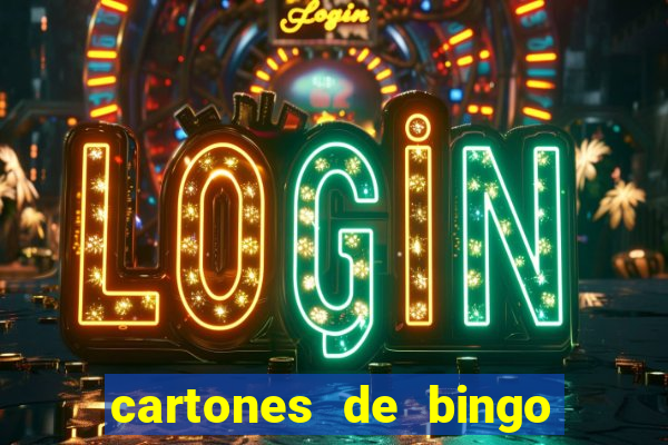 cartones de bingo para imprimir