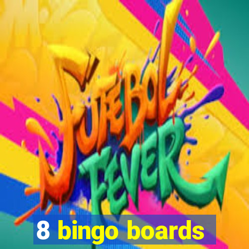 8 bingo boards