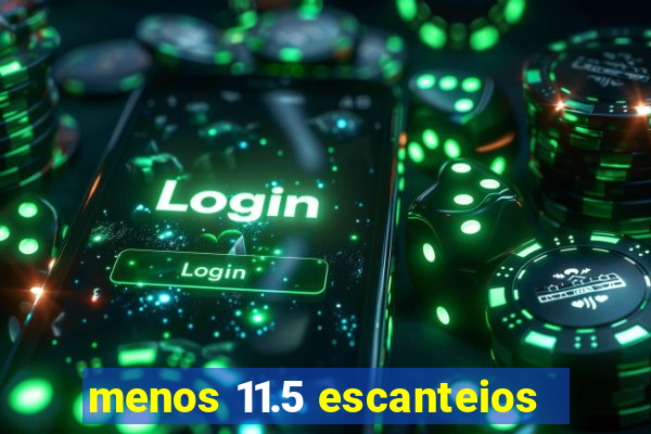 menos 11.5 escanteios