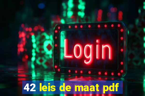 42 leis de maat pdf