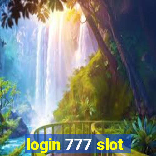 login 777 slot