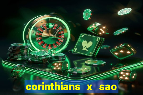 corinthians x sao paulo palpites