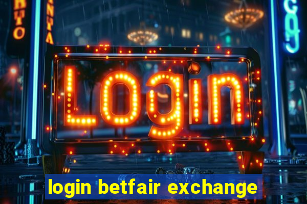 login betfair exchange