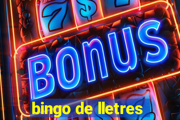 bingo de lletres