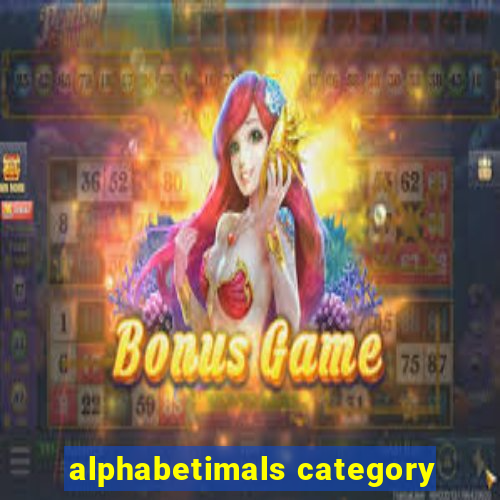 alphabetimals category