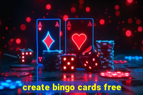 create bingo cards free