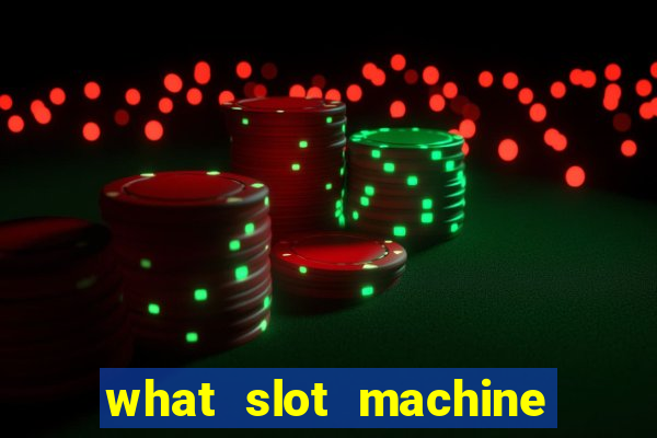 what slot machine has the best odds