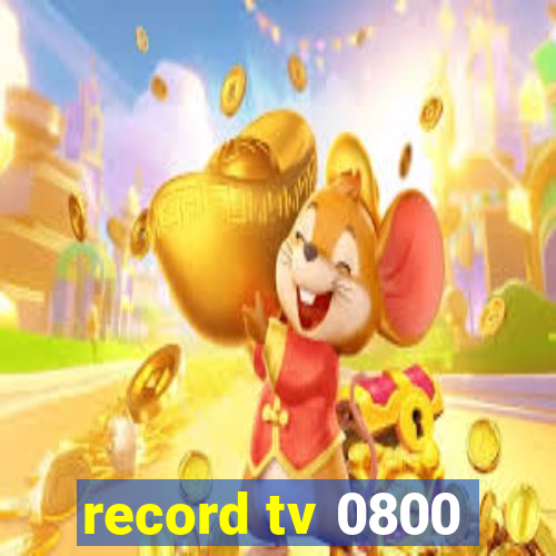 record tv 0800