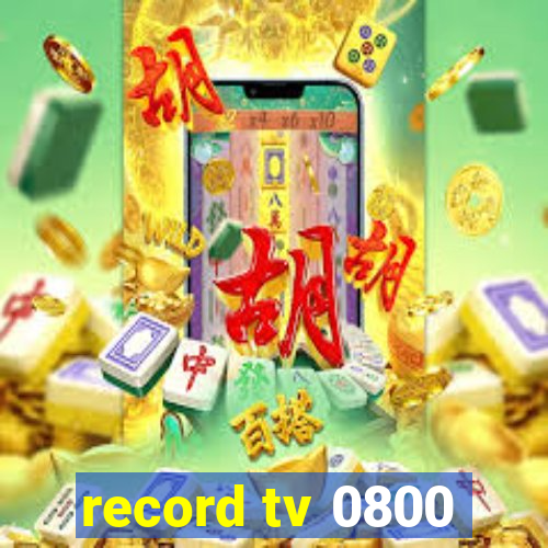 record tv 0800