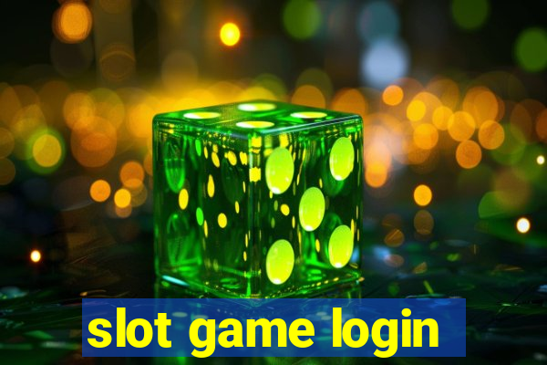 slot game login