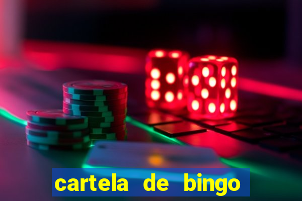 cartela de bingo para imprimir gratis